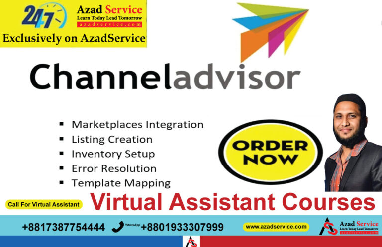 Channeladvisor integration, products listing, import export data